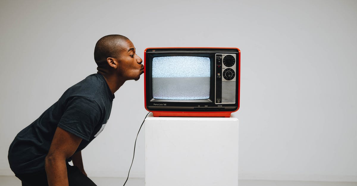 80s TV action series about an "electric man" [closed] - Photo Of A Man Kissing A Television