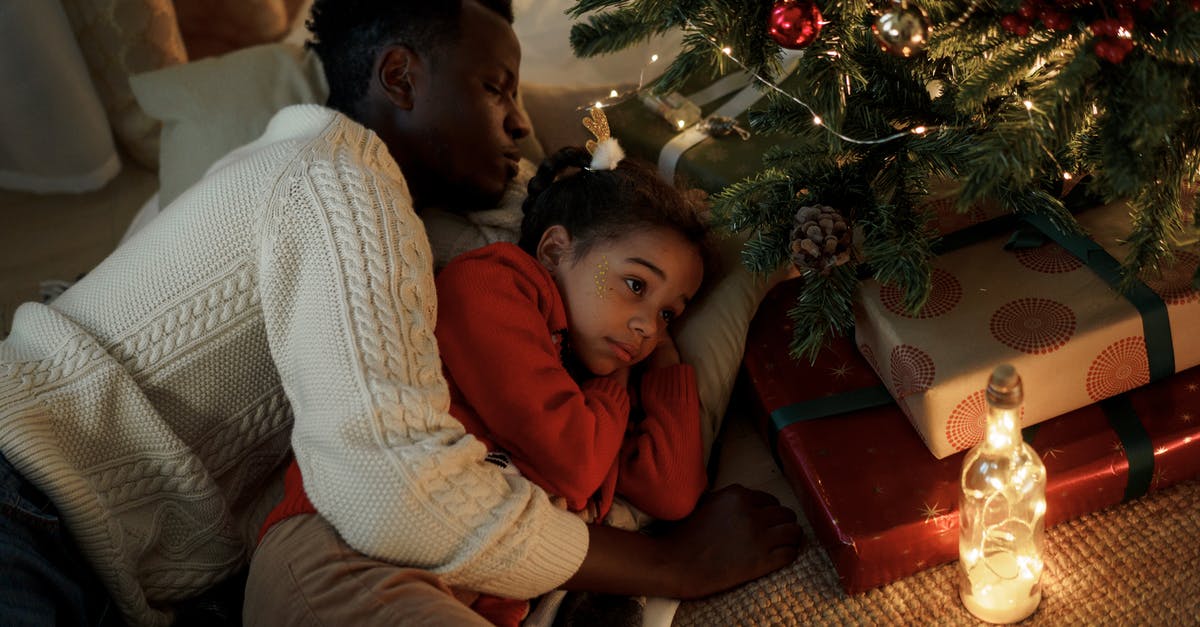 A question about a line from World's Greatest Dad - Dad and Daughter Lying Down Near a Christmas Tree