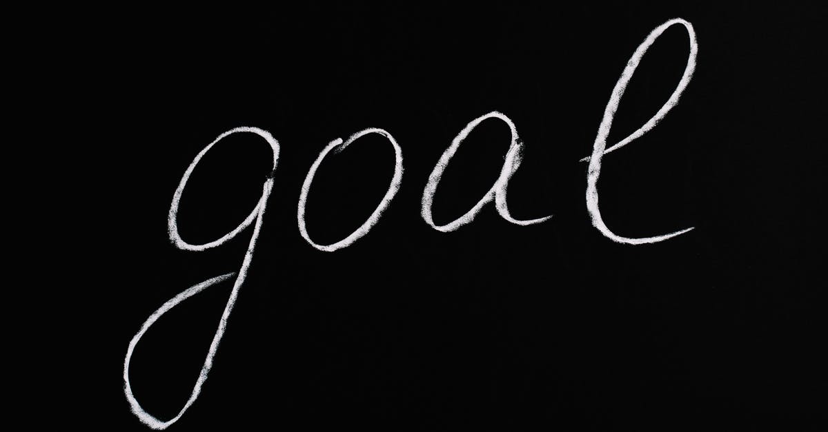 Actual purpose of Neo - Goal Lettering Text on Black Background