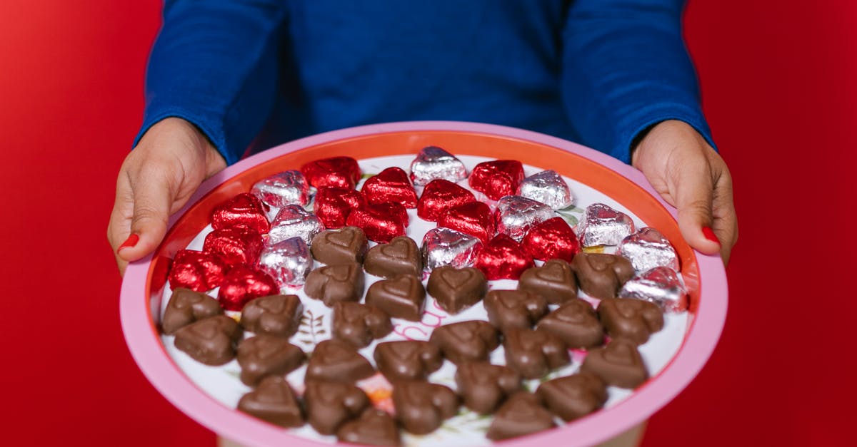 Any theories/ideas on where Mrs Teavee was taken by the Oompa Loompas after she fainted in Willy Wonka and the Chocolate Factory? - Photo Of Person Holding Tray Of Heart Shaped Chocolates