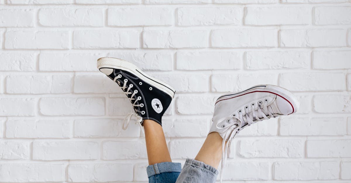 Are all Timelords geniuses? - Free stock photo of brick wall, converse, feet