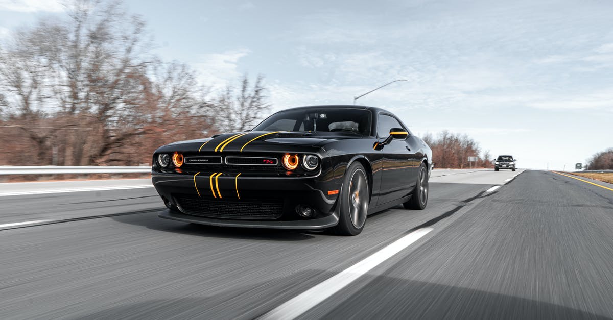 Are cars really allowed to join the race in the middle? - Black Dodge Challenger Coupe
