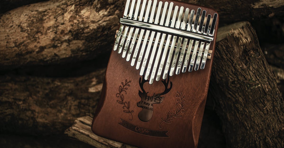 Are James Delaney's less British habits of Nootka or African origin? - Wooden mbira with metal parts and decorative pattern placed on fallen trunks of trees
