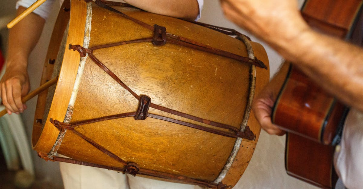 Are some of the musicians actual musicians? - Person Holding Brown Wooden Drum