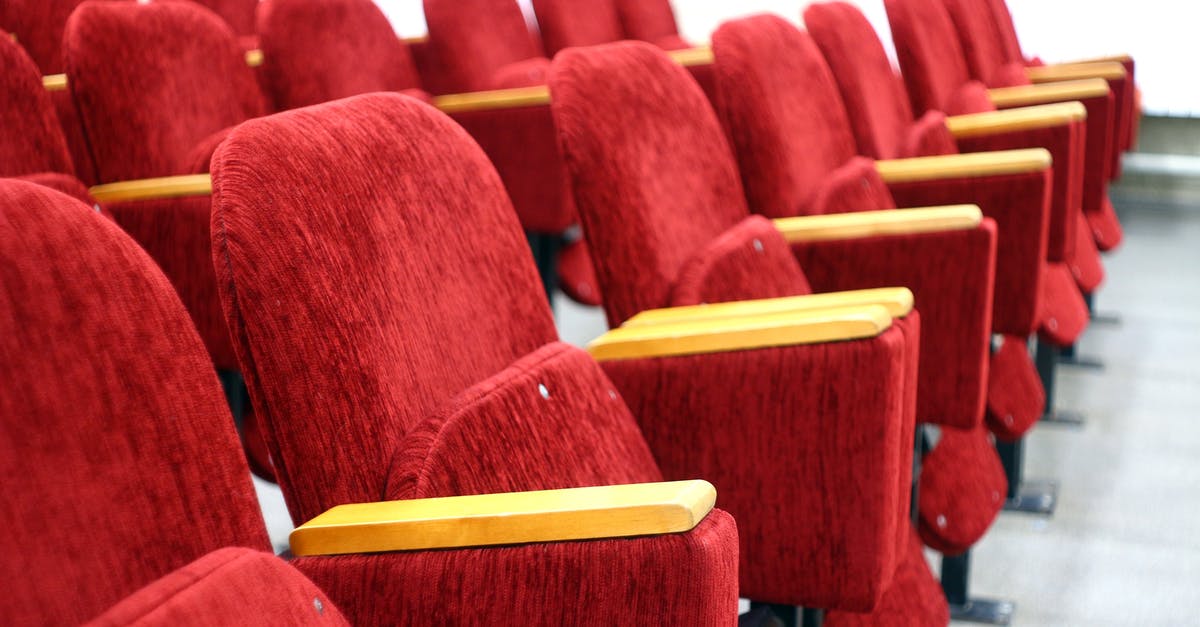 Are the movie events taking place in the UK? - Multi Colored Chairs in Row