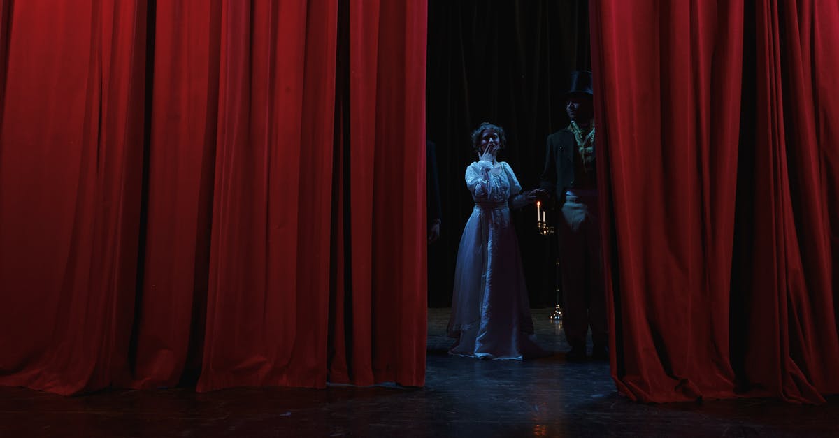 Are there any more instances of MCU characters crossing over into Non Marvel Entertainment properties? - Man And Woman Standing Behind A Red Curtain