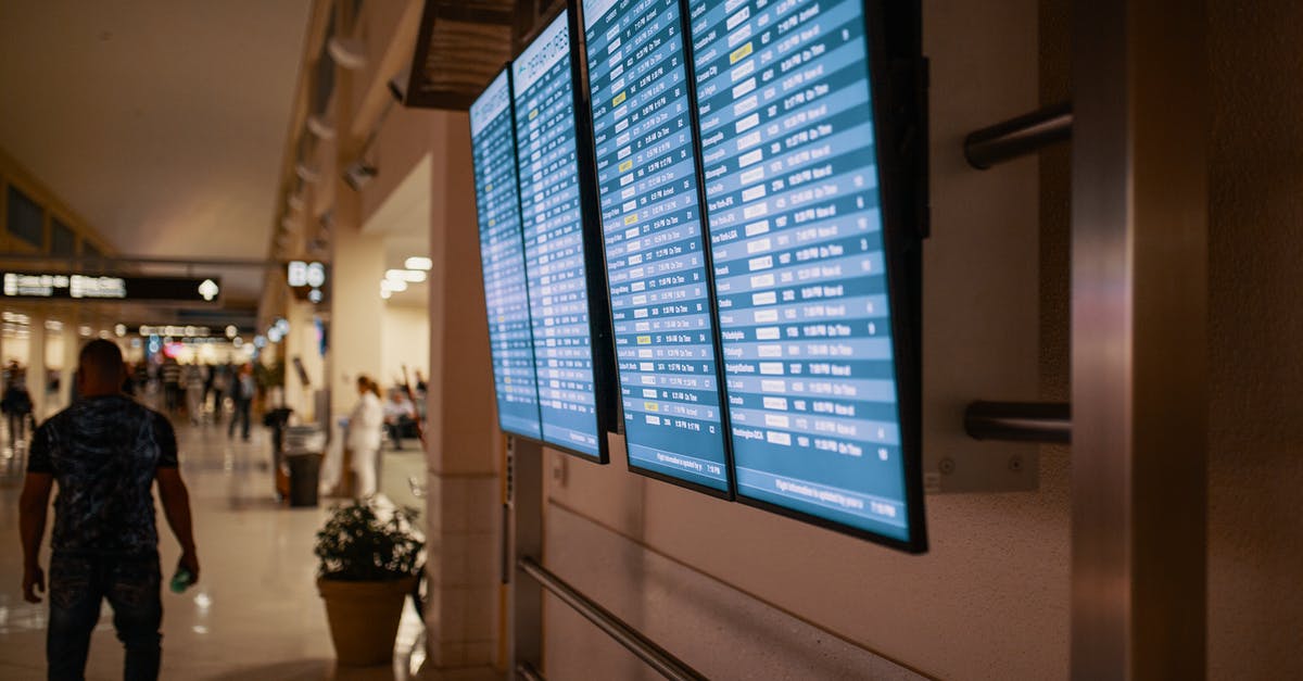 Arrival Non-zero sum game? [closed] - Airline Flight Schedules on Flat screen Televisions
