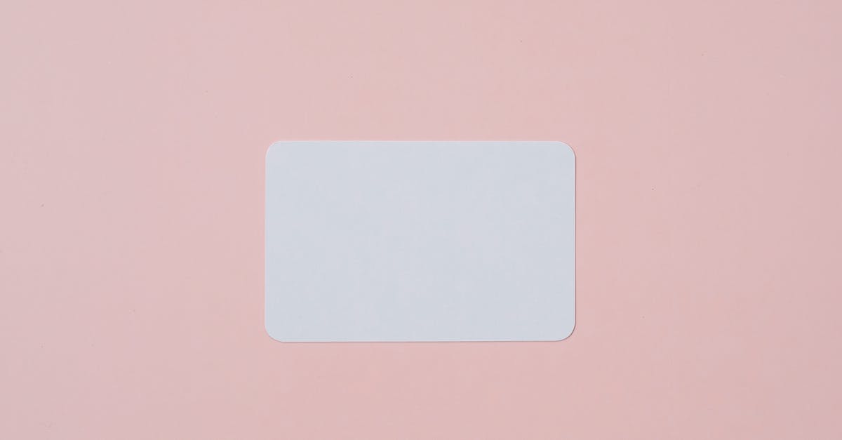Character naming in Synecdoche New York - White visiting card with empty space for data placed on light pink background