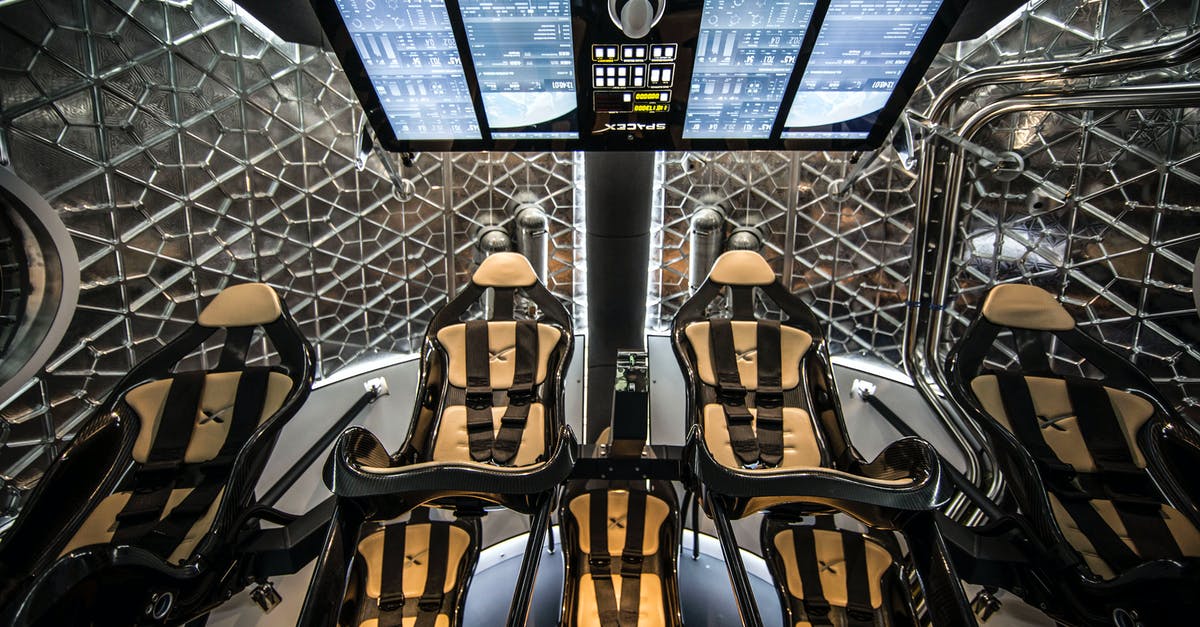Control the past, control the future in a different time-stream? - Futuristic interior of spaceship simulator for test flight mission