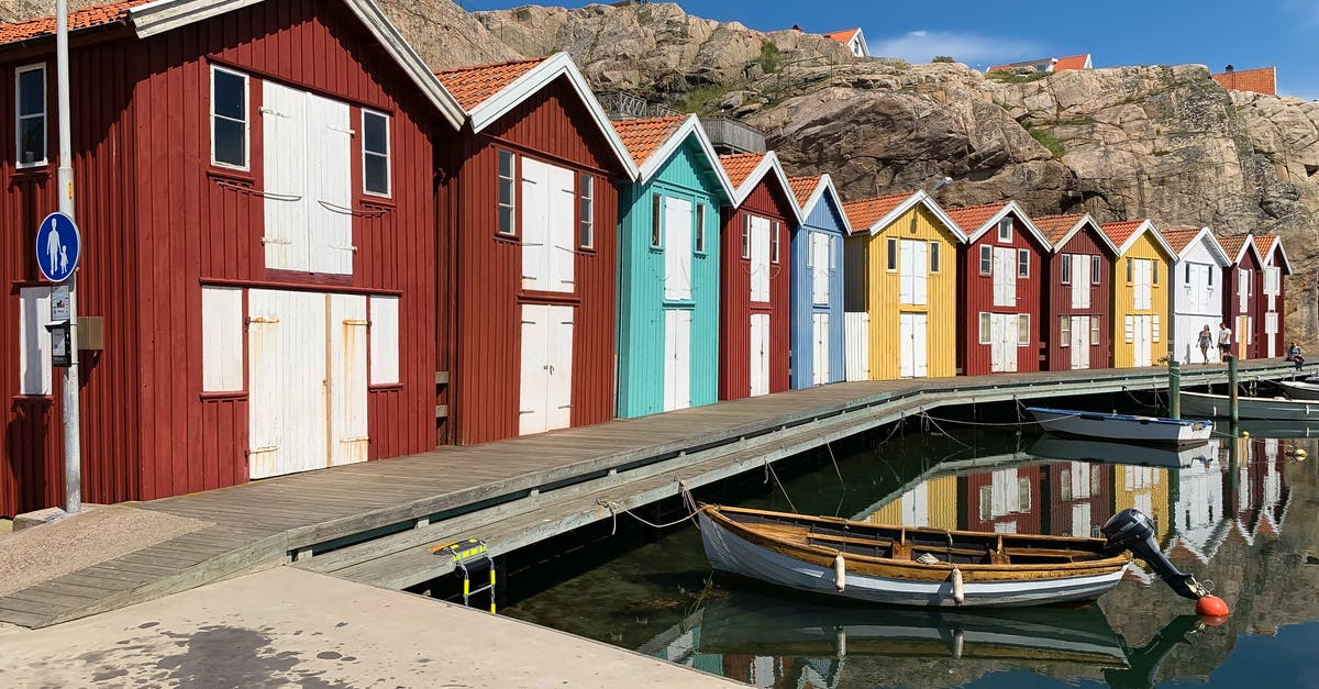 Deadpool uncensored in Sweden? - White and Red Wooden Houses Beside Body of Water