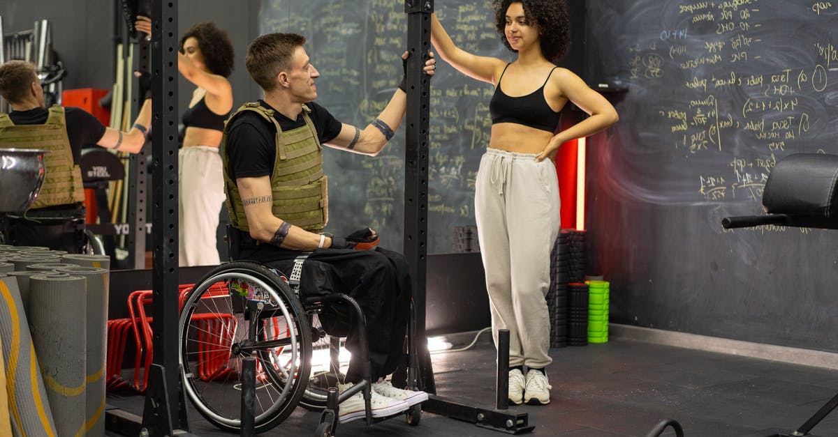 Did Alonzo intentionally miss Jeff's vest in Training Day? [closed] - A Man in a Wheelchair Inside a Gym