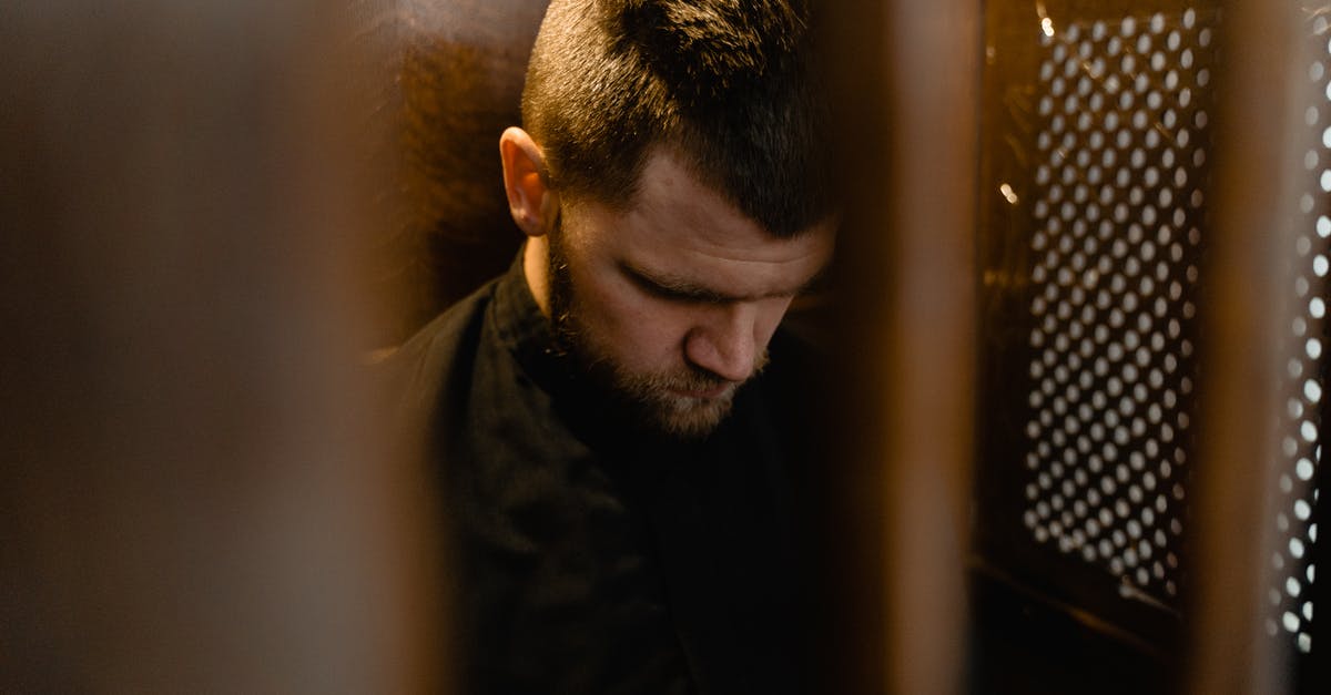 Did Christian "Chris" Wolff know Braxton's whereabouts? - Photo of a Priest in a Confessional
