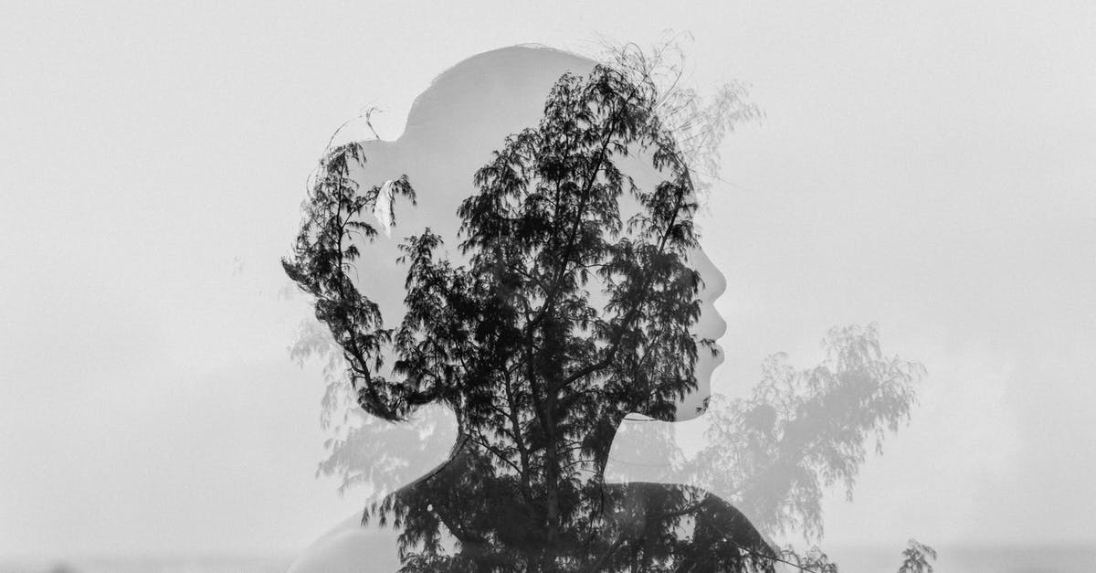 Did Double King grow another hand? - Silhouette of Asian woman behind tree branch near endless ocean