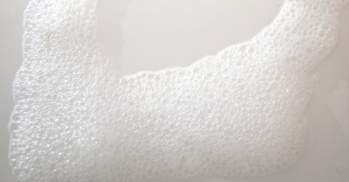Did Rage spread from Britain or not? - Abstract background of white foam on smooth surface