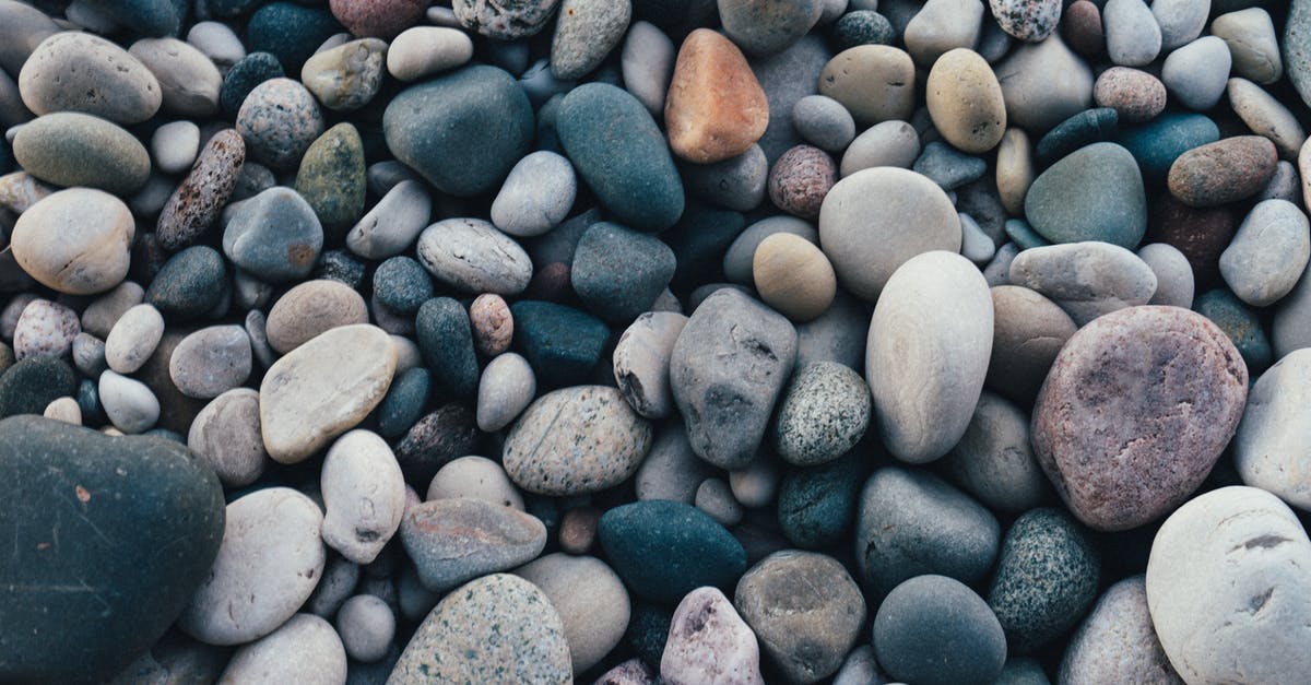 Did someone arrange rocks in a U shape? - Photography of Stones