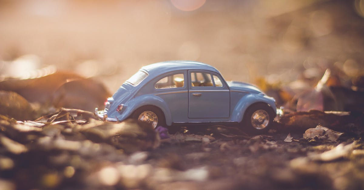 Did Terence Mann die? - Blue Volkswagen Beetle Die-cast 