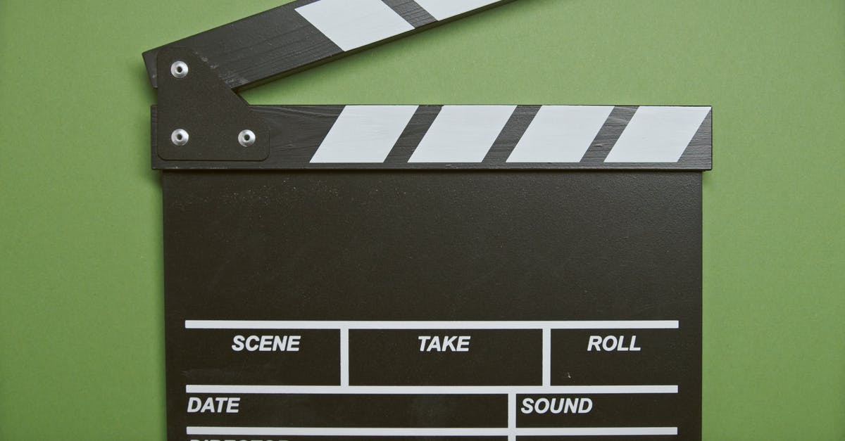 Did the director intend this movie as a test for us? - Clapper Board In Green Surface