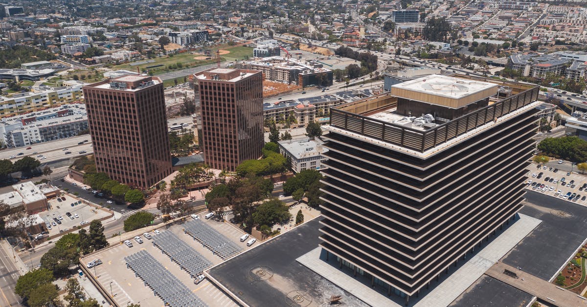 Did they build a helipad just for the movie? - The Department of Water and Power Building in Los Angeles