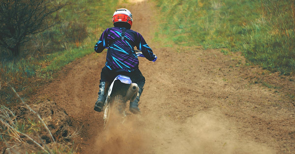 Do the DC speedsters need to accelerate and are not fast from the start like Quicksilver in the movies? - Man Riding Motocross Dirt Bike on Dirt Road