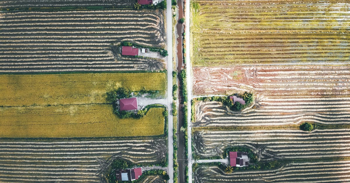 Do the teams in The Amazing Race already know which countries they will be visiting prior to the production? - Spectacular aerial view of well groomed agricultural land with houses in tropical countryside