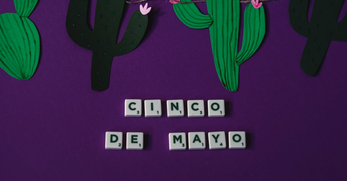 Does Bill still have his "toe-fungus"? - Cinco De Mayo on Scrabble Tiles
