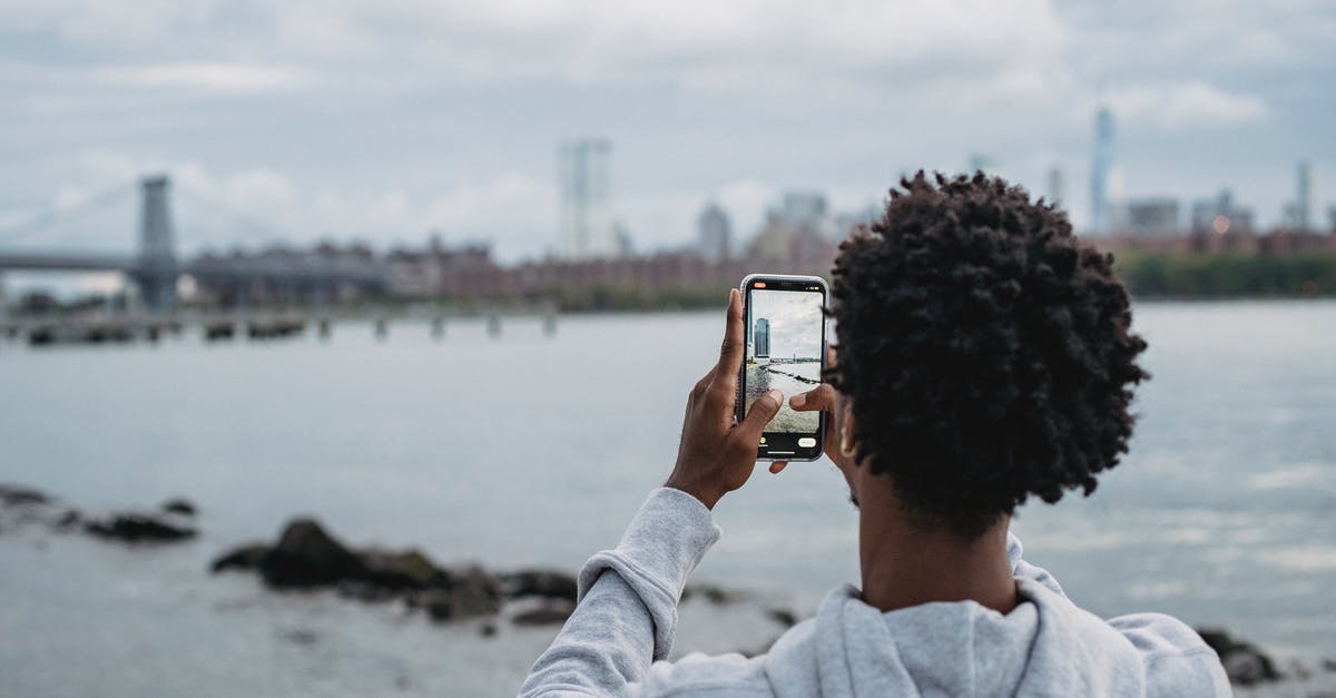 Does Metropolis advocate for Social Democracy? - Black man taking photo of bridge on smartphone