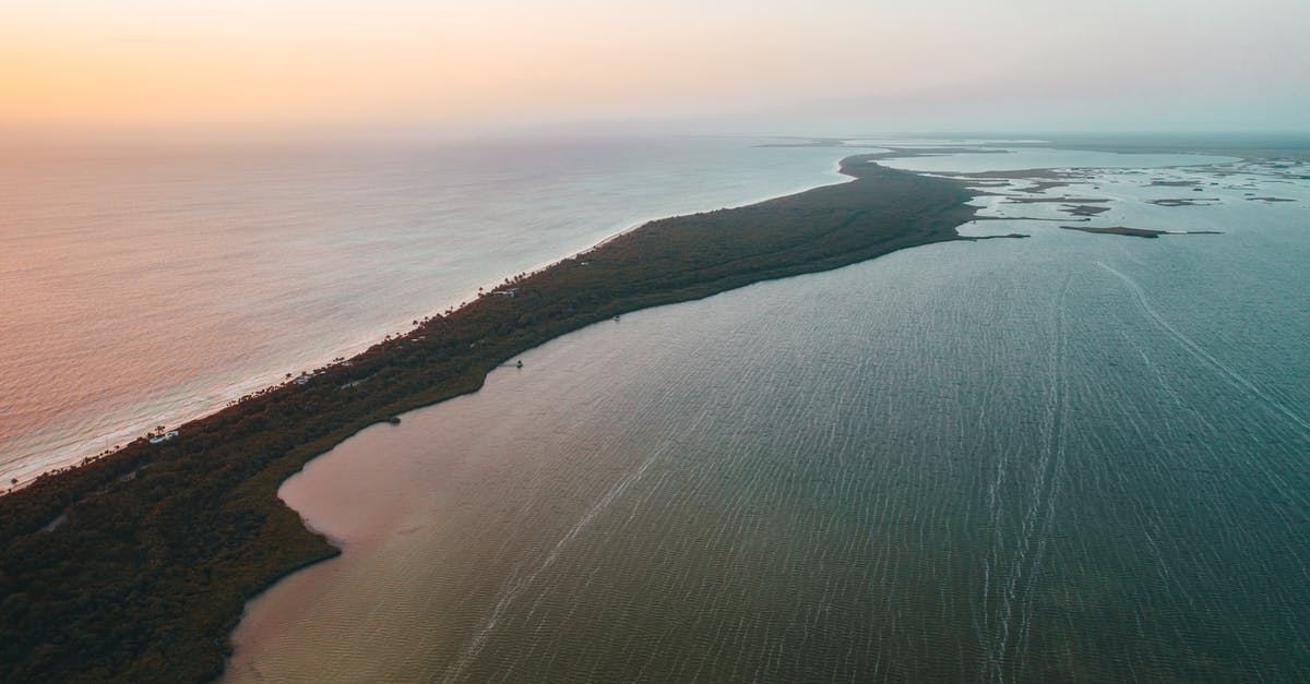 Ending of Shutter Island - Aerial View of Ocean