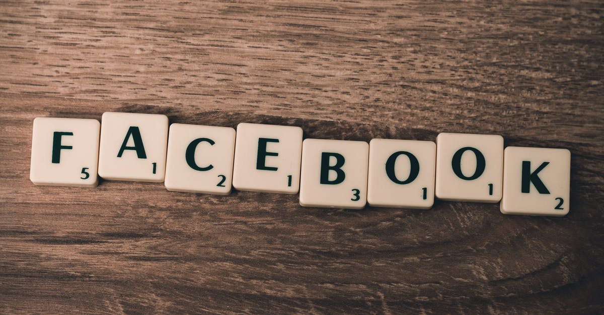 Ending of Social Network - White Facebook Scramble Pieces