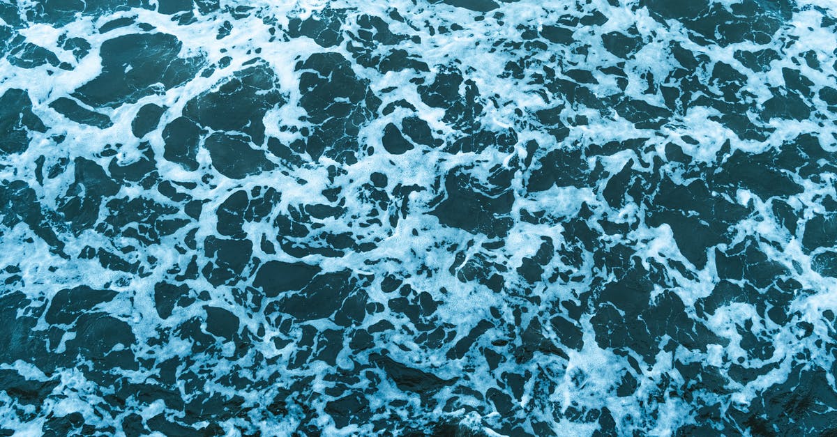 Explanation of a drugged up Vincent Vega scene - Background of foamy waving blue sea water