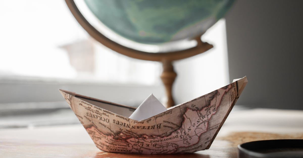 Has Brian Boitano's home planet ever been mentioned before? - Paper boat near globe in room