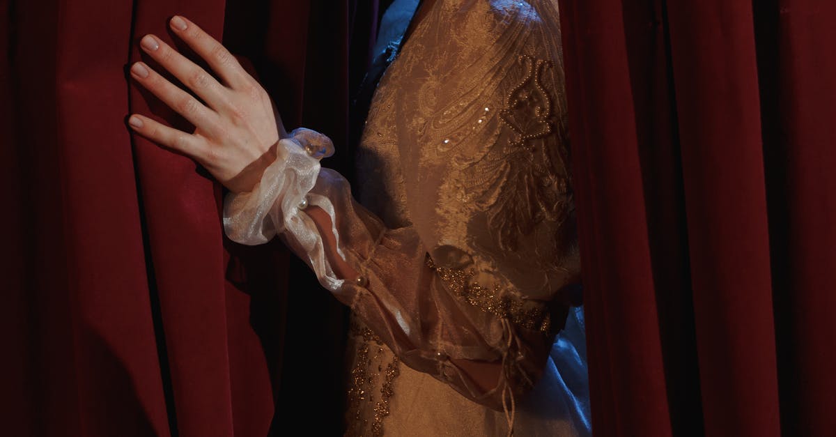 Has there ever been a drama film with an unreliable death scene confession? - Crop Photo Of Woman Standing Behind A Curtain
