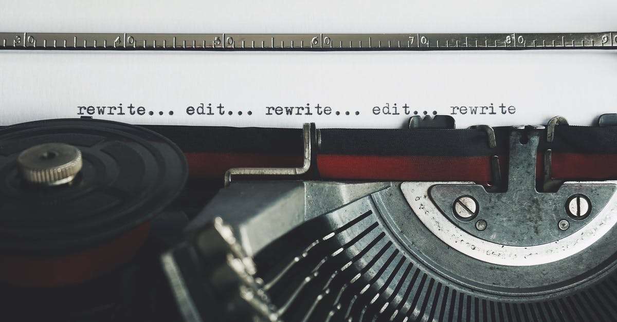 How are awards given in the editing category? - Rewrite Edit Text on a Typewriter