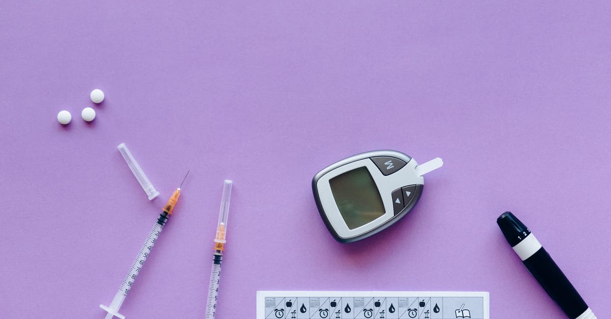 How are injections given without injuring actors? - Diabetic Kit and Medicines over a Purple Surface