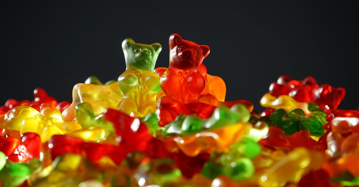 How are the Gummi Bears related to each other - Pile of Assorted-color Bear Toy Lot
