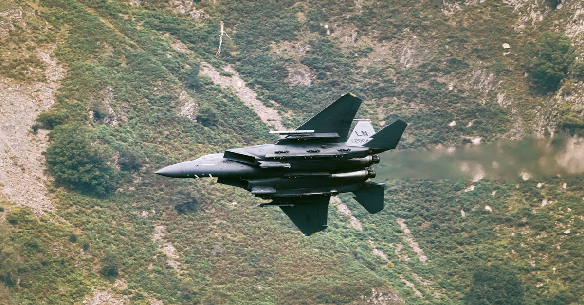 How come the ground shook for days after the bombing raids? - Superiority fighter flying over valley