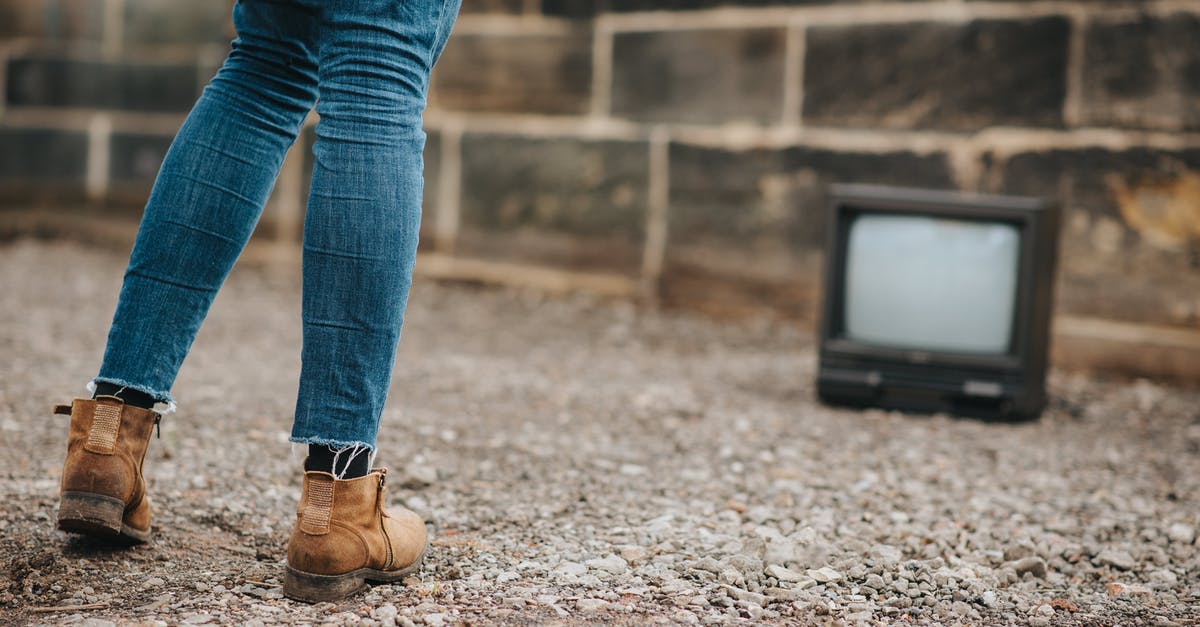 How did Bakuto come back if the substance was already used up to resurrect Black Sky? - Back view of anonymous female in jeans standing on ground against stone wall and old fashioned television on blurred background