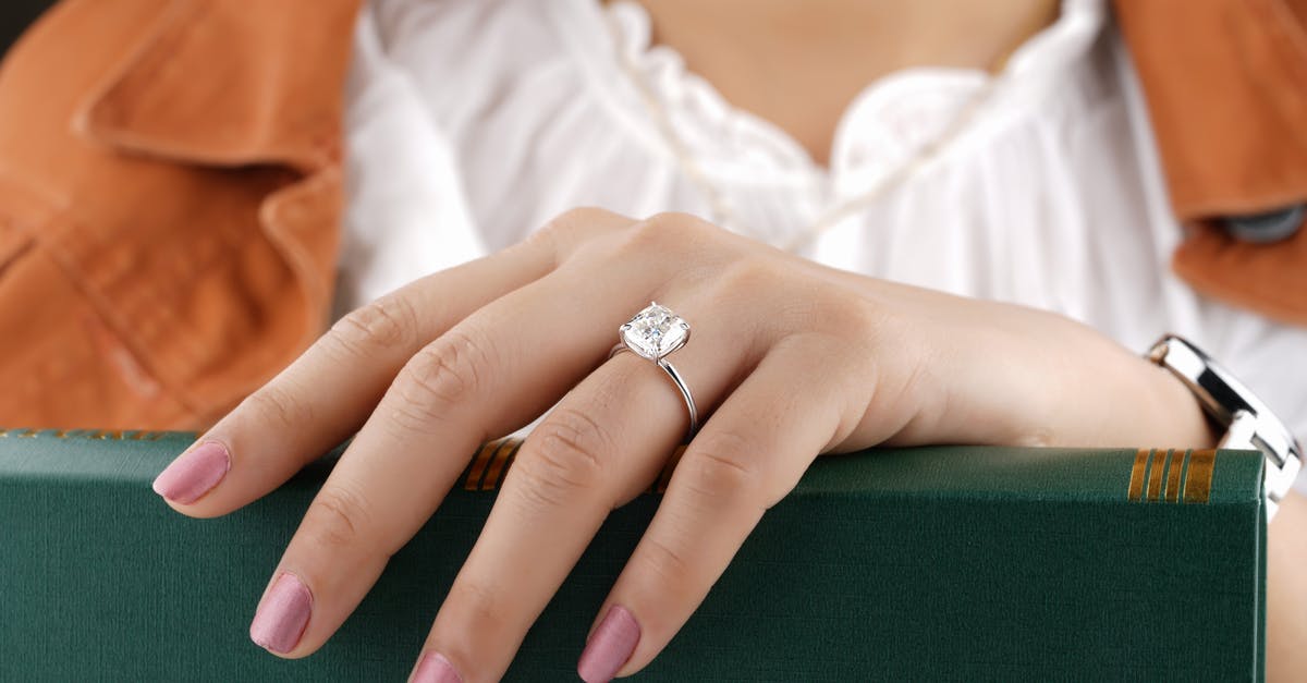 How did Brianna recognise her mother's ring? - A close up on a ring on females hand