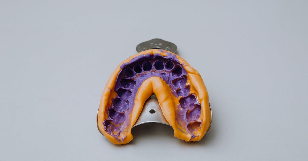 How did Jaws get metal teeth? - Alginate impression of teeth on impression tray