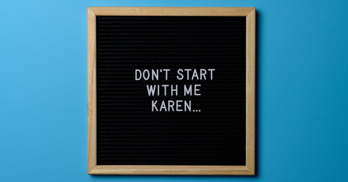 How did Karen acquire the handgun? - Brown Wooden Framed Don't Start With Me Karen...poster