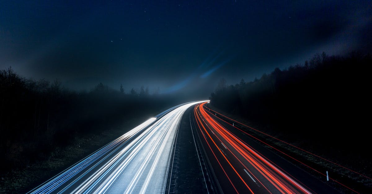 How did launched vehicles match speed of slingshot vehicle? - Light Trails on Highway at Night