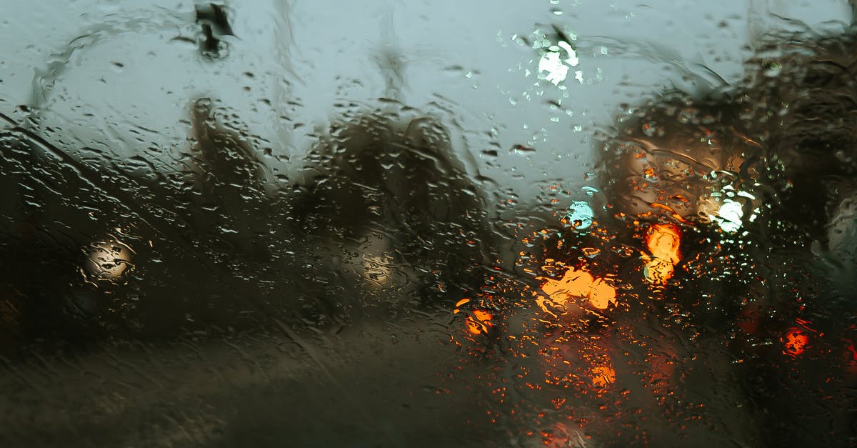 How did Michael move Scylla so easily? - Road in modern city street with lights through car window in rainy weather