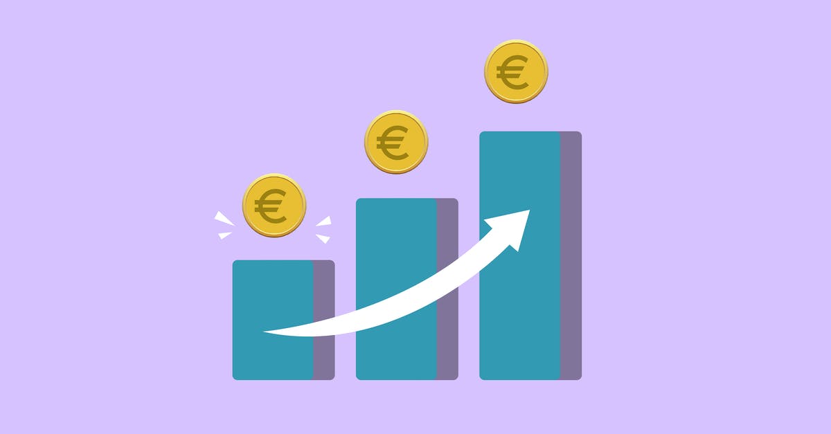 How did Money rise to the top so quickly? - Vector illustration of income growth chart with arrow and euro coins against purple background