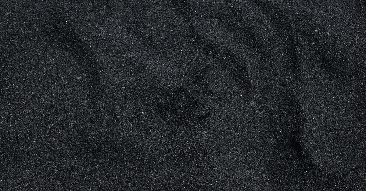 How Did Obara Sand manage this? - Close Up Photo of Black Sand