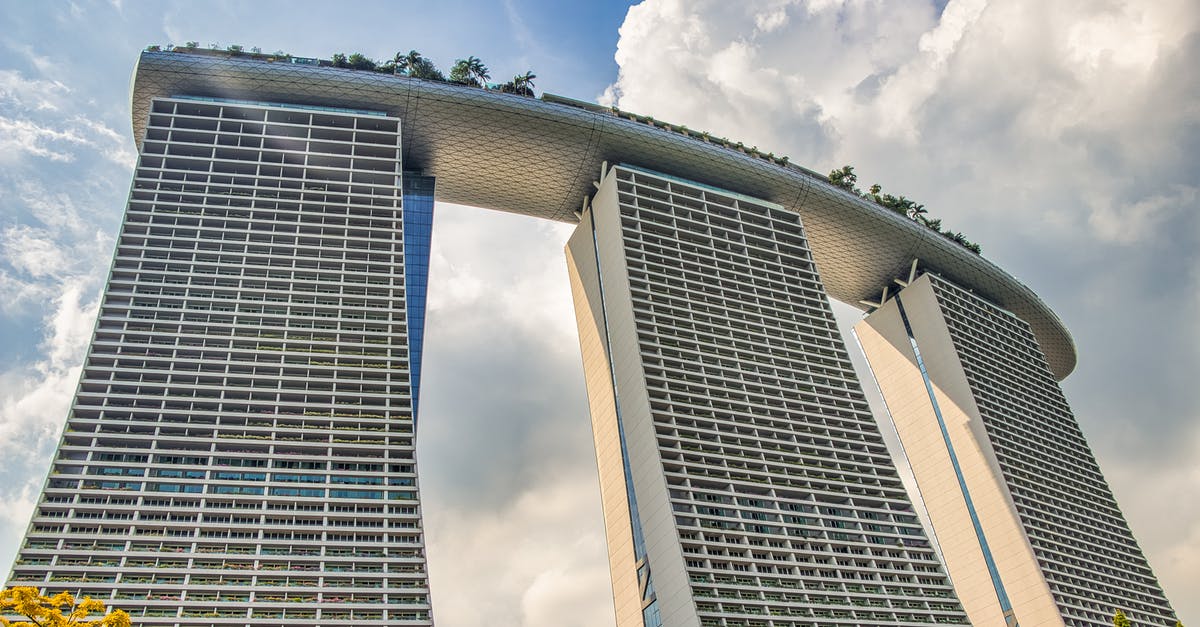 How did they get to Singapore in Pirates of the Caribbean At World's End? - Low Angle Photo of Marina Bay Sands