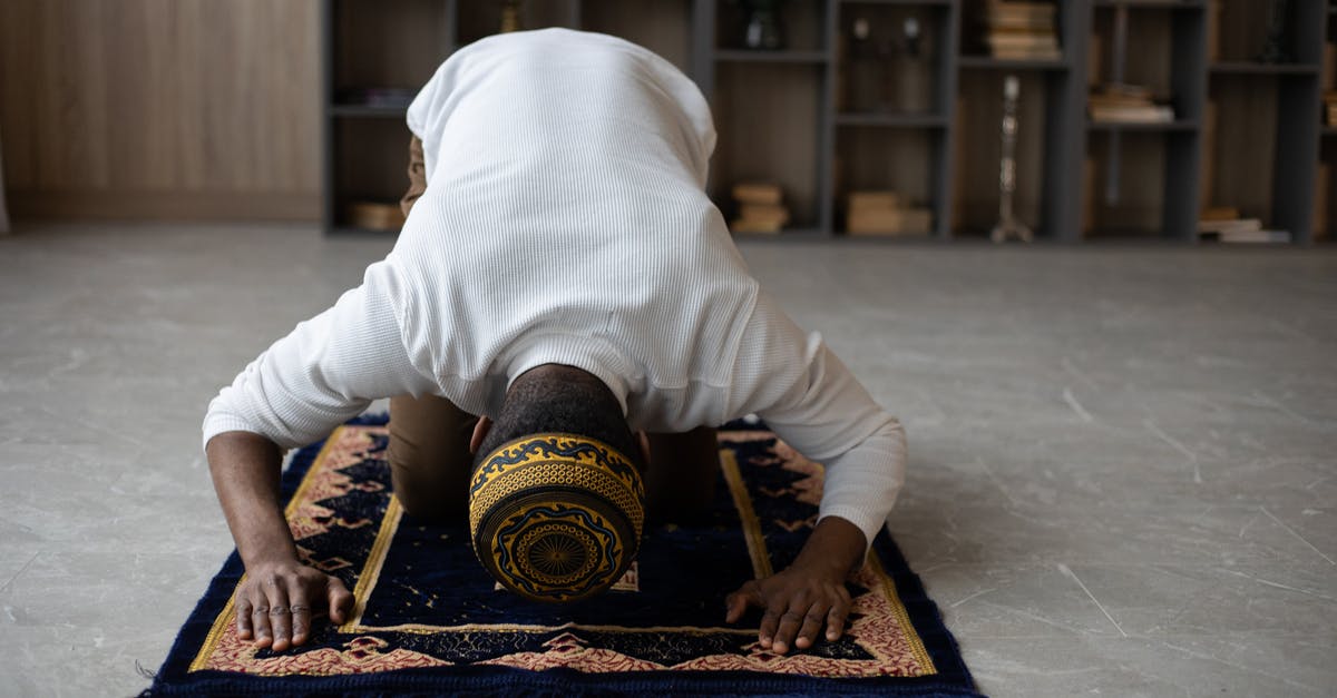 How does a Vow of Silence relate to Nietzsche? - Muslim black man praying at home
