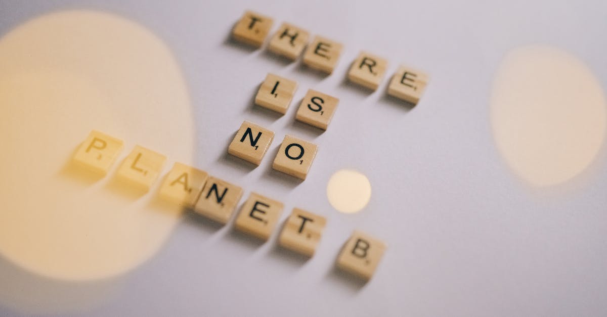 How does Camille etch words on her own back? - Scrabble Tiles Forming a Save Earth Message