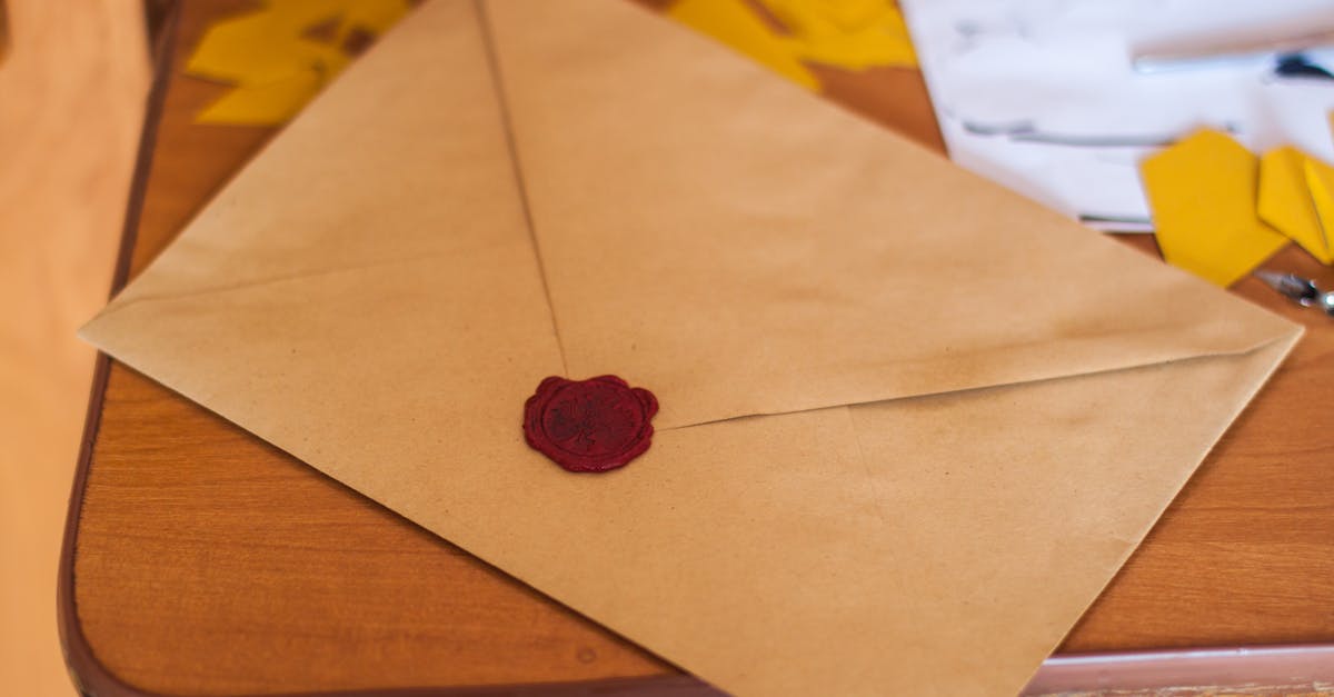 How does Nick's idea about letter writing on envelopes works exactly? - Brown Paper Envelope on Table