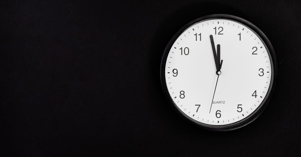 How does the Countdown clock work? - Black Round Analog Wall Clock On Black Background