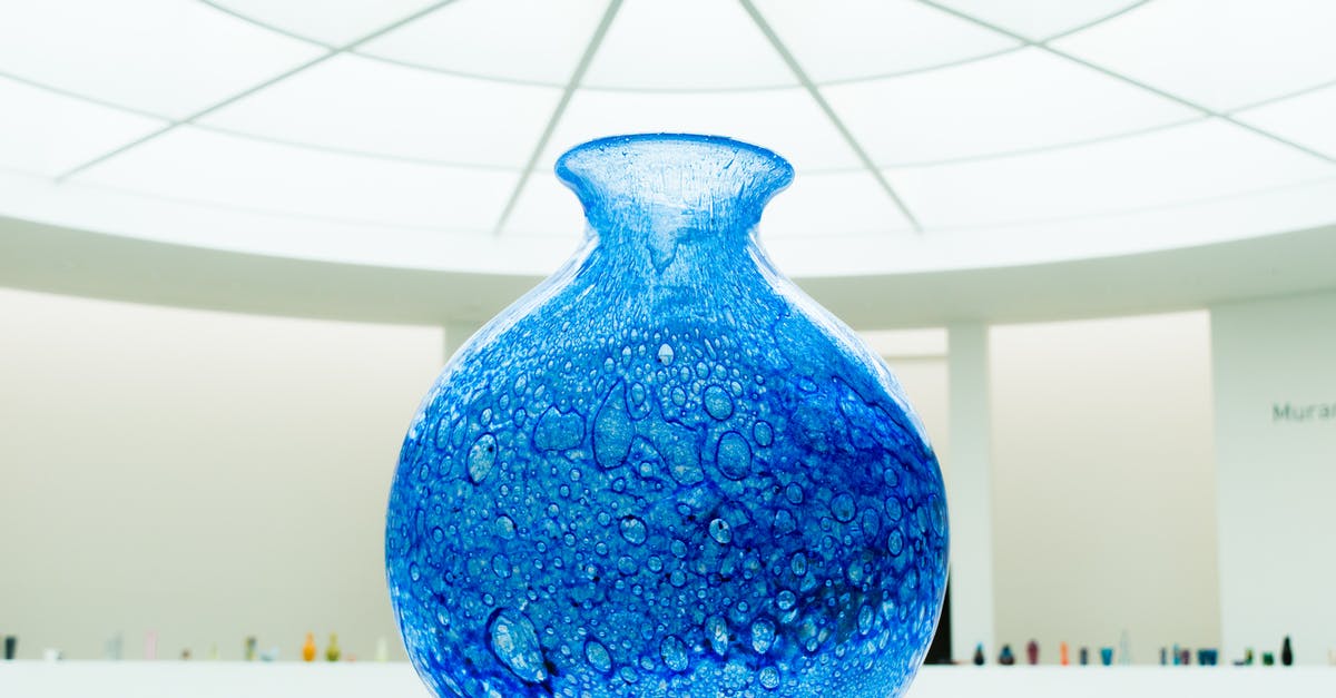 How does the museum get cleaned? - Blue Glass Vase