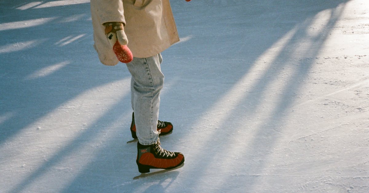 How does Tokyo Drift fit into the time line? - Faceless fit woman skating on ice rink in daylight